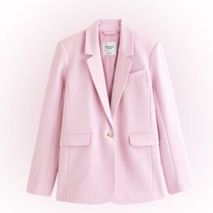 NWT Abercrombie & Fitch Soft Pink Blazer | Size M